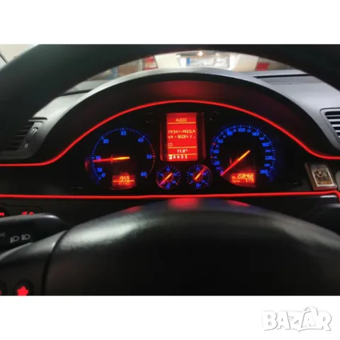 Червена интериорна LED лента 2 метра 12V, снимка 7 - Аксесоари и консумативи - 55864550