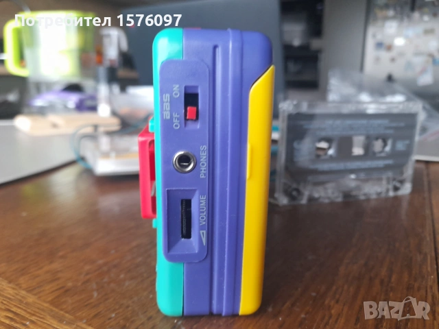 Работещ Casio AS-41 портативен стерео касетофон тип Walkman / Уокмен / Уолкмен, снимка 2 - Други - 53404965