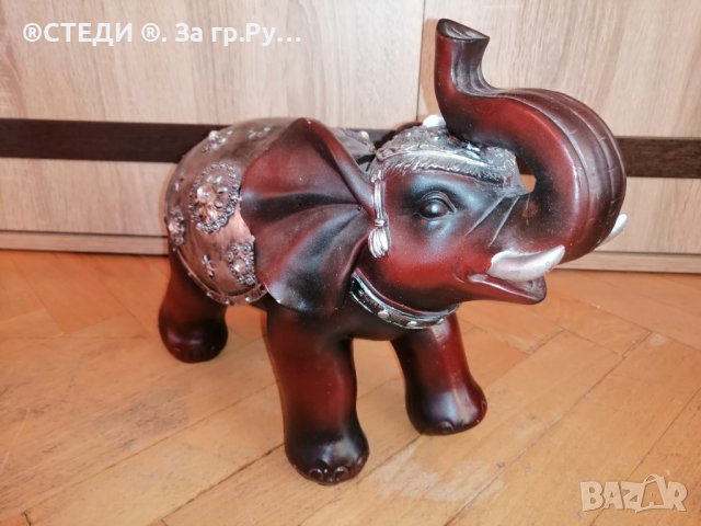 Сувенир слон от полирезин, снимка 6 - Декорация за дома - 40059680
