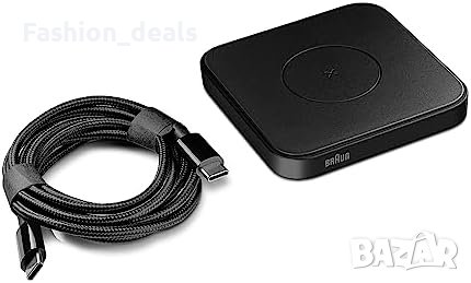 Нова Магнитна подложка за безжично зареждане Braun зарядно за iPhone , снимка 3 - Аксесоари за Apple - 41812141