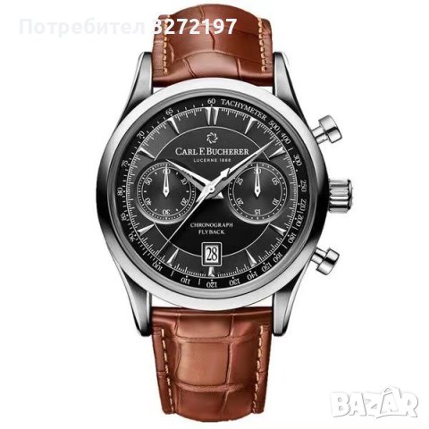 Carl F. Bucherer кварцов часовниk,водоусточив,дата,хронограф