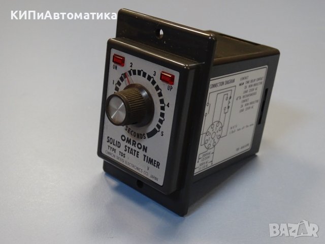 реле време Omron TDSY-44A149E solid state timer 0-5 sec, снимка 2 - Резервни части за машини - 42539616