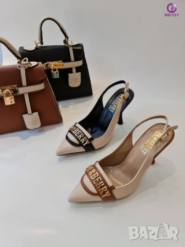 обувки на ток burberry 