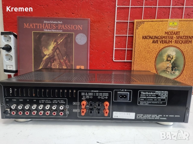 усилвател TECHNICS SU-V45A, снимка 4 - Ресийвъри, усилватели, смесителни пултове - 53401877