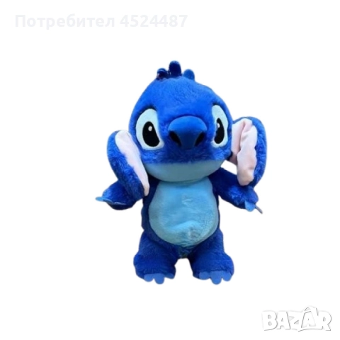Интерактивна плюшена играчка Стич с дишаща функция – Приятел за игра и спокоен сън, снимка 3 - Плюшени играчки - 51704919