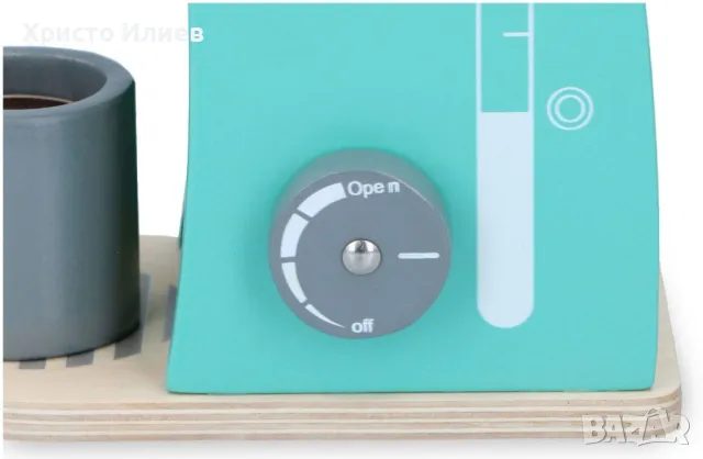 Дървена играчка Кафемашина, снимка 2 - Образователни игри - 49493176