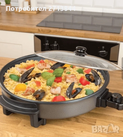 Електрическа тава, снимка 3 - Съдове за готвене - 53671718