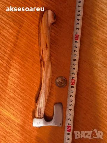 Универсална малки мини декоративна брадвичка за украса в дома и двора секира за готвене рязане месо, снимка 2 - Декорация за дома - 48799153