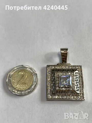 Сребърна висулка , снимка 4 - Колиета, медальони, синджири - 50221302