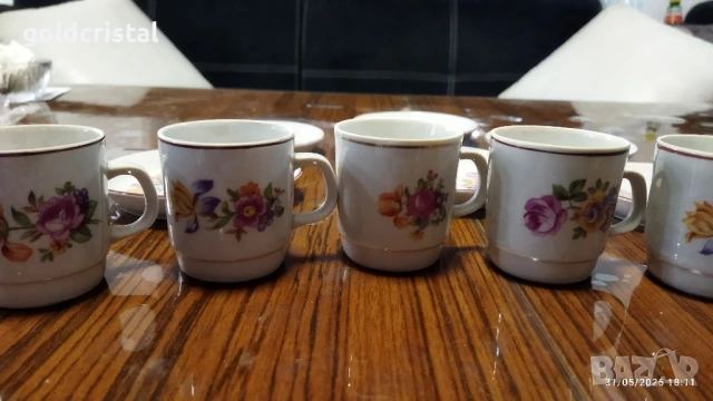 Стар български порцелан чашки за кафе , снимка 12 - Антикварни и старинни предмети - 42867571