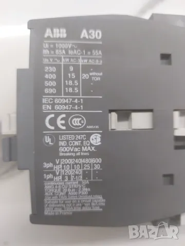 Контактор ABB A30, снимка 4 - Друга електроника - 48784546