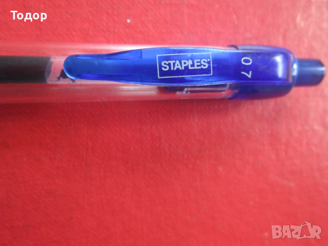 Химикал химикалка Стаплес, снимка 2 - Ученически пособия, канцеларски материали - 36204801