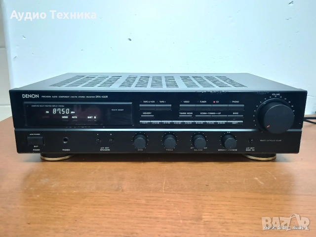 Denon DRA-435R. Стерео ресивър с вграден тунер. Супер звук и мощен бас. 