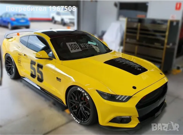 Тунинг преден капак GT500 версия за Форд Мустанг 2015- 2016 2017, снимка 5 - Части - 47398092