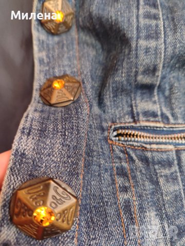 Дънково яке Долче и Габана с подарък , снимка 2 - Сака - 41755829