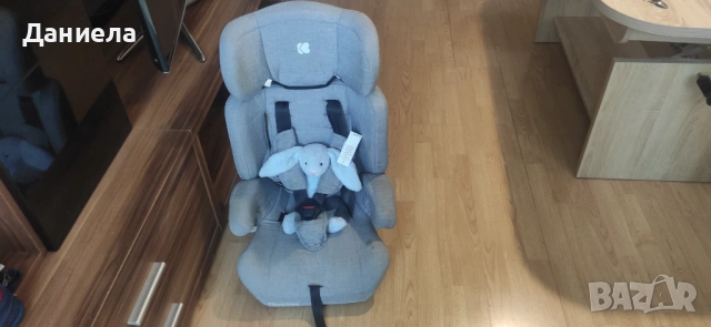 Столче за кола Kikka Boo 9-36 кг (гр. I/II/III) – сваляща се тапицерия