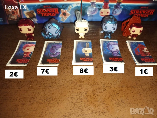 Фигурки Kinder Joy - Stranger Things и Minecraft/ играчки