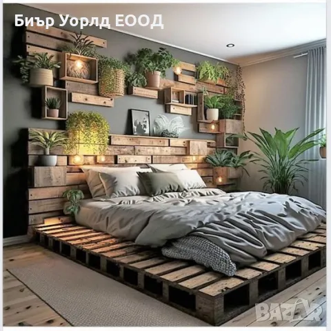 Нов внос! Качествени дървени палети за направата на мебели