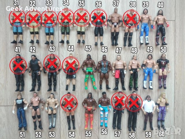 WWE Кеч Колекция - Екшън Фигурки, Аксесоари, Кечисти, Списания, Картички, снимка 3 - Колекции - 47660667