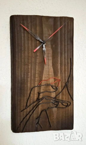 Ексклузивен Стенен Часовник-Авторска Изработка-Уникат