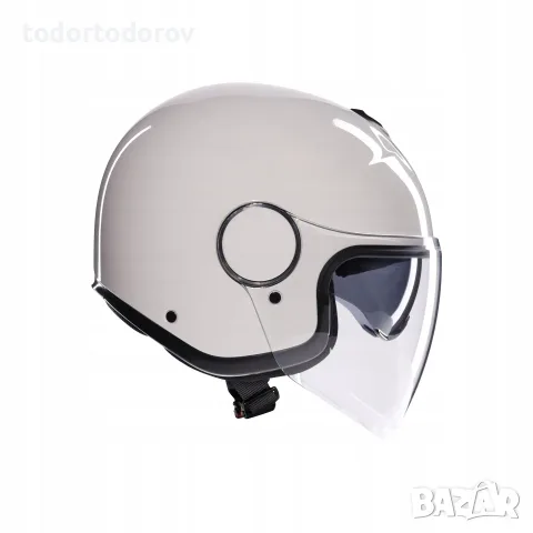 Скутер Мото каска AGV ETERES Pearl White ,размер XS 53-54см. очила, NEW 149.90 €, снимка 2 - Аксесоари и консумативи - 56075513