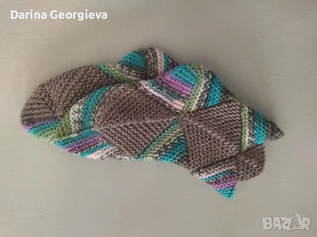 Вълнени чорапки, снимка 2 - Дамски чорапи - 48559103