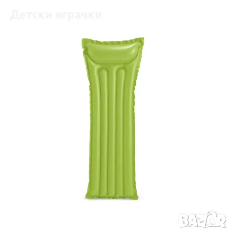 Надуваем дюшек Economats Intex, 183 х 69 см, PVC, вградена възглавница, четири цвята, снимка 3 - Надуваеми играчки - 50039986