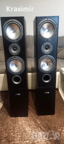 Hi-Fi колони Canton GLE 407 – 2.5-лентови, 170W, Черни Почти перфектно състояние  			