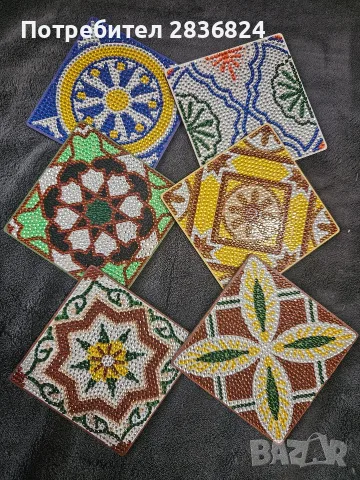 Подложки за чаши, снимка 2 - Декорация за дома - 55878792