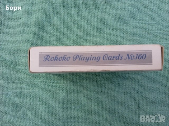 Rokoko стари карти неизползвани син гръб, снимка 4 - Карти за игра - 35993092