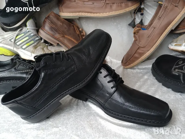 мъжки обувки КАТО НОВИ RIEKER original, 100% висококачествена естествена кожа, 43 - 44, снимка 8 - Официални обувки - 47825667
