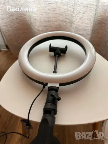 Настолна LED Ring лампа, снимка 6 - Настолни лампи - 56329457