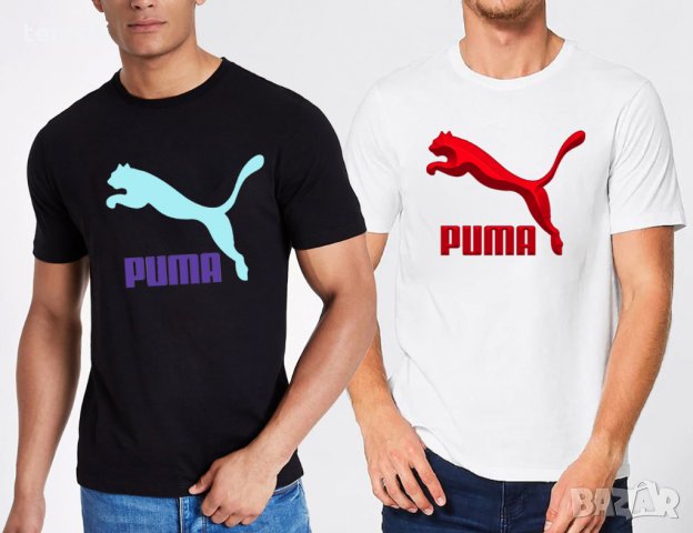  Мъжки тениски PUMA принт Цветове и размери, снимка 2 - Тениски - 29074487
