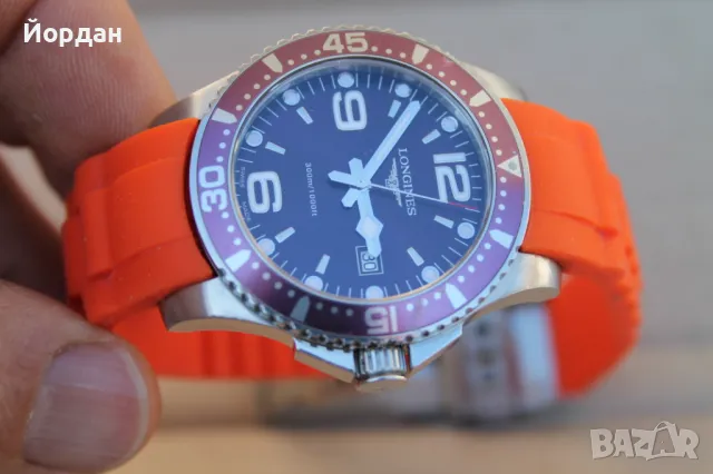 Швейцарски мъжки часовник ''Longines Hydro Conquest'', снимка 8 - Мъжки - 48521913