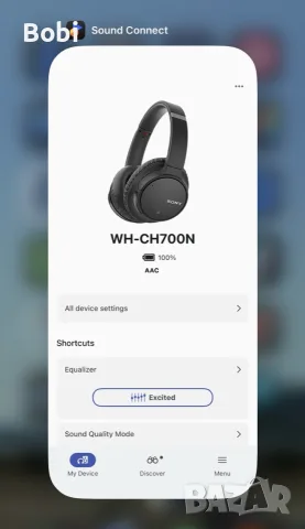 Sony WH-CH700N – Wireless Noise Cancelling – Black, снимка 16 - Bluetooth слушалки - 55953749