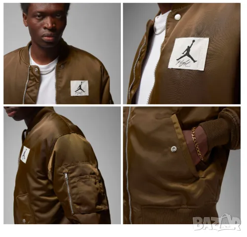 Двулицево  яке Bomber Air Jordan Statement Essentials размер Л, снимка 5 - Якета - 48214833