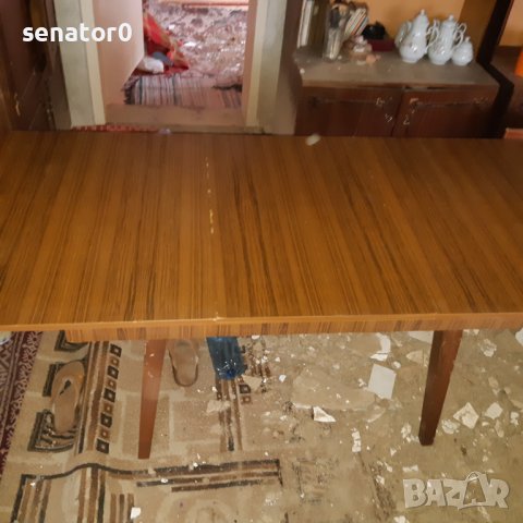 Правоъгълна разтегателна маса, снимка 5 - Маси - 44275138