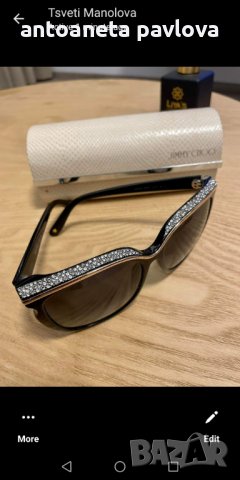 Маркови очила Jimmy Choo, снимка 3 - Слънчеви и диоптрични очила - 38889652