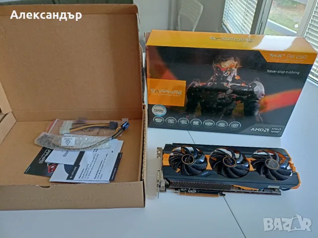 Видео карта SAPPHIRE R9 290 4GB, снимка 2 - Видеокарти - 55966871