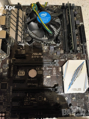 Asus-Дънно+Процесор и Рам.