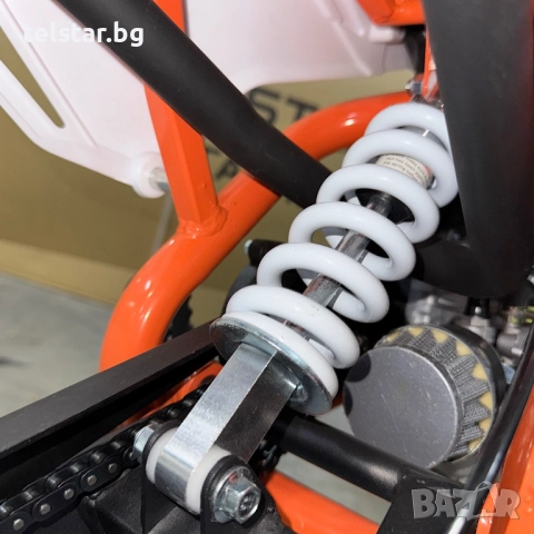 Детски кросов мотор 49 кубика Нов модел / KAPLAN MAX 49CC с добавена функция "Лесен старт", снимка 4 - Мотоциклети и мототехника - 52424822