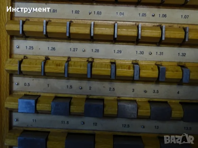 Комплект плоскопаралелни краечни мерки DDR MASSI Din 861 KL-1, снимка 12 - Други инструменти - 55751768
