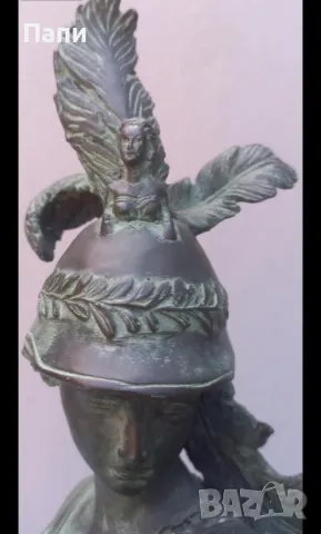 Бронзова скулптура на богинята "Белона", снимка 14 - Антикварни и старинни предмети - 48021731