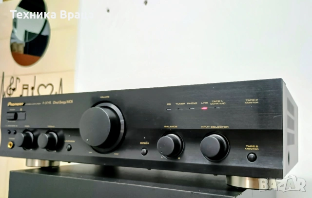 Стерео усилвател Pioneer A-209-R. Перфектен. Изпращам видео., снимка 2 - Ресийвъри, усилватели, смесителни пултове - 53730891