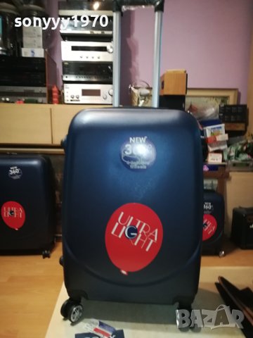 КУФАР С КОЛЕЛЦА И ТВЪРДИ СТРАНИЦИ 1108231106, снимка 4 - Куфари - 41823143