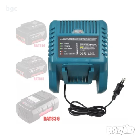 Нова Зарядна Станция Bosch 36V AL3620CV BAT810 11536C BAT837 BC3680 BAT810 MOWER, снимка 2 - Друга електроника - 50549310