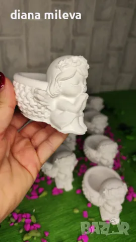 Ангелчета кашпа!!!, снимка 10 - Подаръци за кръщене - 48550391