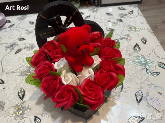 Подаръчни кутии с рози. , снимка 11 - Подаръци за жени - 53671505