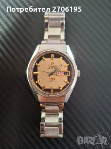 Мъжки автоматичен часовник Omax - 25 jewels , снимка 2 - Мъжки - 52511218
