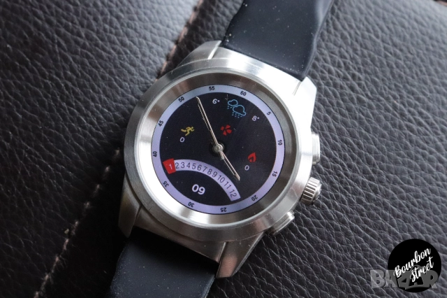 MyKronoz ZeTime - Швейцарски Хибриден Метален Смарт Часовник - 44мм, снимка 7 - Смарт часовници - 52288870